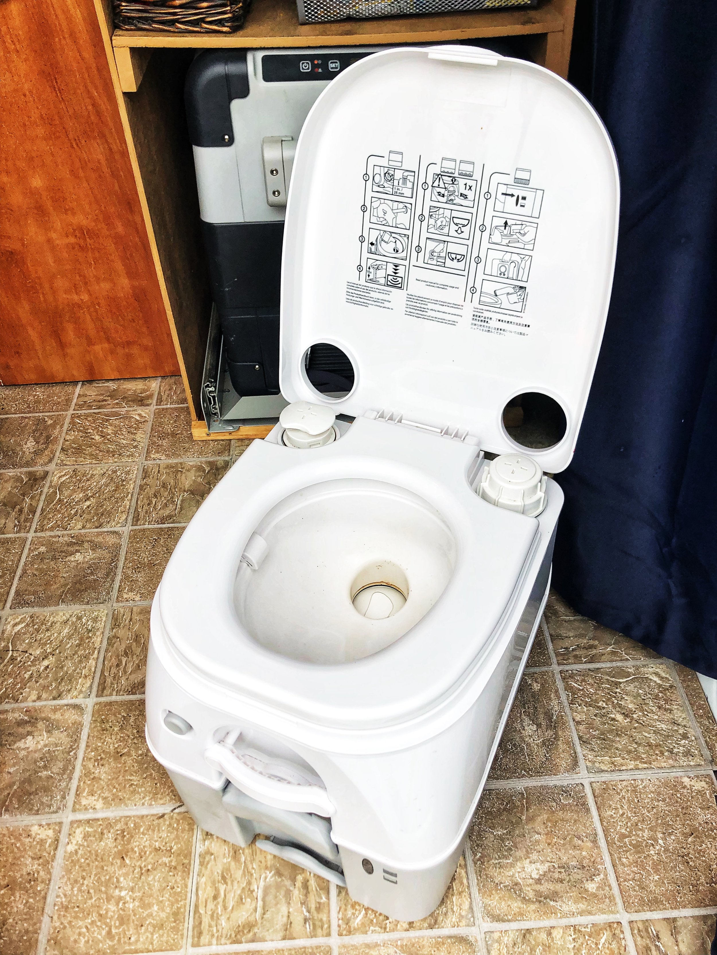 thetford potti toilet low